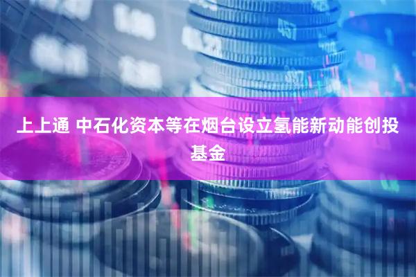 上上通 中石化资本等在烟台设立氢能新动能创投基金