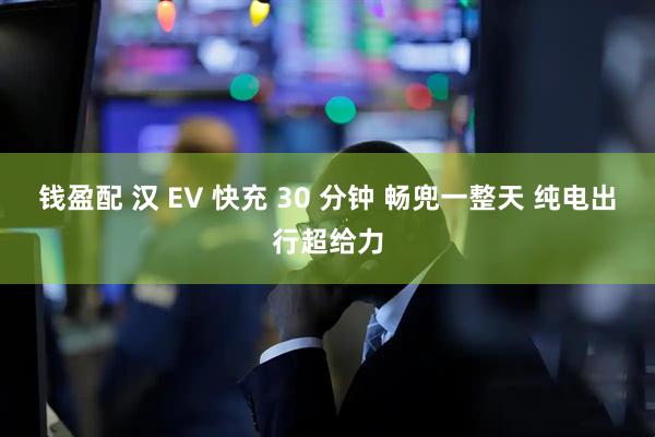 钱盈配 汉 EV 快充 30 分钟 畅兜一整天 纯电出行超给力